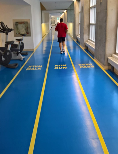 Mississauga, YMCA at 30 Years Photo Mississauga, YMCA inside track run with Champ Track surface